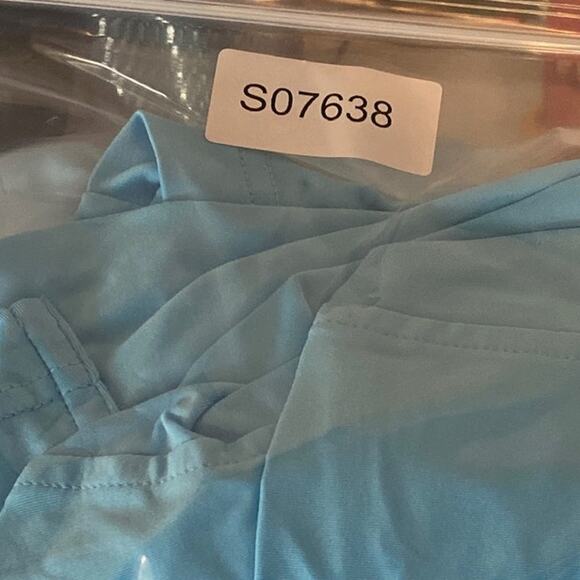 Peter Millar Mens Shirt Blue Short Sleeve Summer Crown Comfort Polo Stretch M - Picture 14 of 14